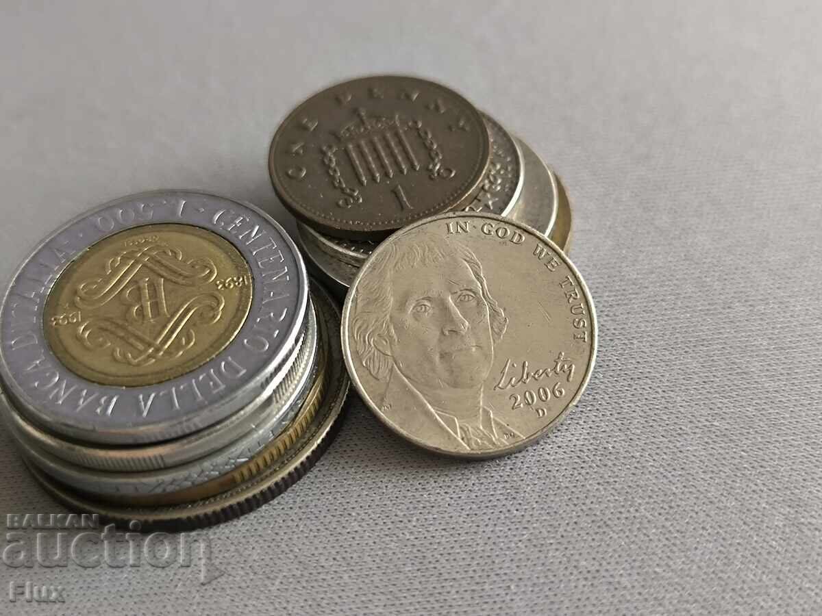 Monedă - SUA - 5 cenți | 2006; seria D Monedă - SUA - 5 cenți | 2006; seria D