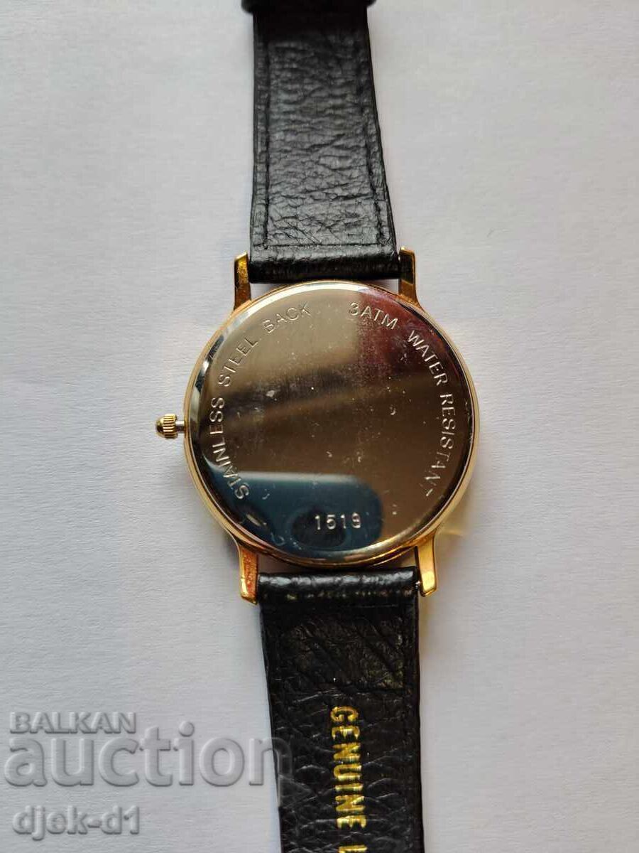 Licitație "BUREN"-cuarț, placat cu aur, elvețian Licitație "BUREN"-cuarț, placat cu aur, elvețian