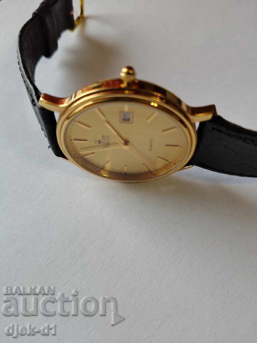 Livrarea "BUREN"-cuarț, placat cu aur, elvețian Livrarea "BUREN"-cuarț, placat cu aur, elvețian