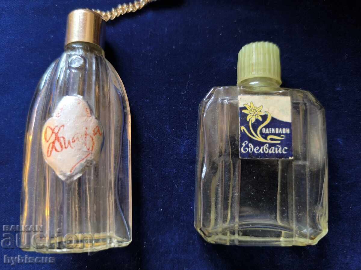 Δημοπρασία Παρτίδα από 3 παλιά σοσιαλιστικά μπουκάλια κολόνιας με ετικέτες