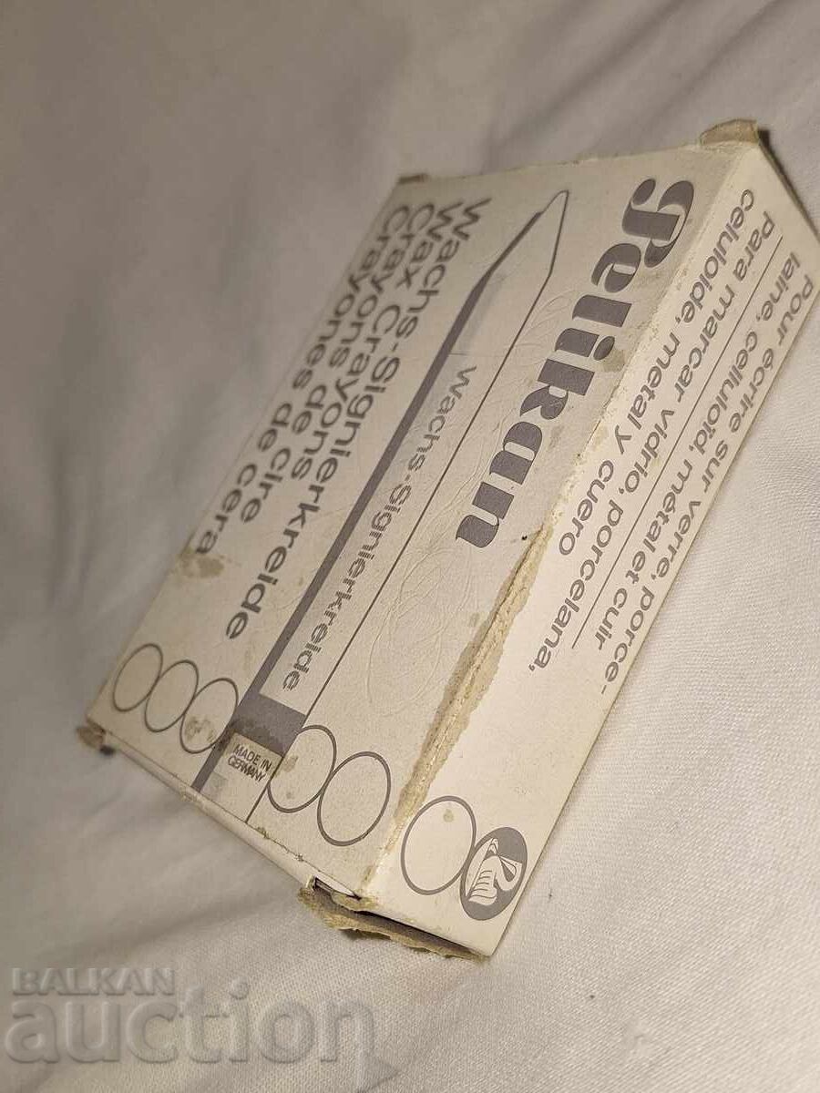 Cutie veche cu creioane cerate--Pelikan - 5