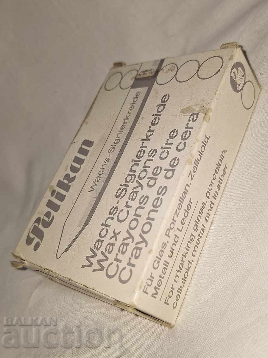 Cutie veche cu creioane cerate--Pelikan - 6