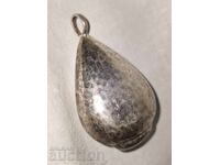Antique silver-plated toy rattle
