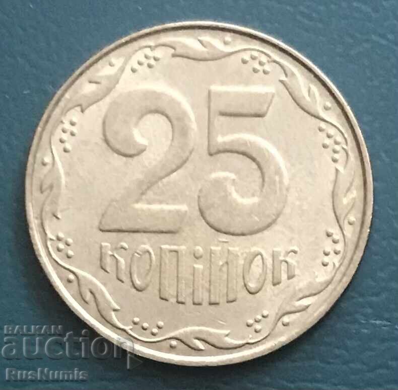 Украйна.25 копийки 2008 г. с цена € 0.40 | 0.78 лв.