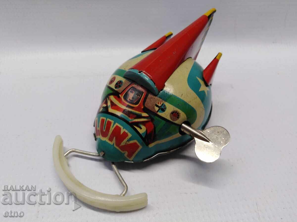 МЕХАНИЧНА ЛАМАРИНЕНА СОЦ ИГРАЧКА С КЛЮЧ -"LUNA",ЛУНА МЕХАНИЧНА ЛАМАРИНЕНА СОЦ ИГРАЧКА С КЛЮЧ -"LUNA",ЛУНА