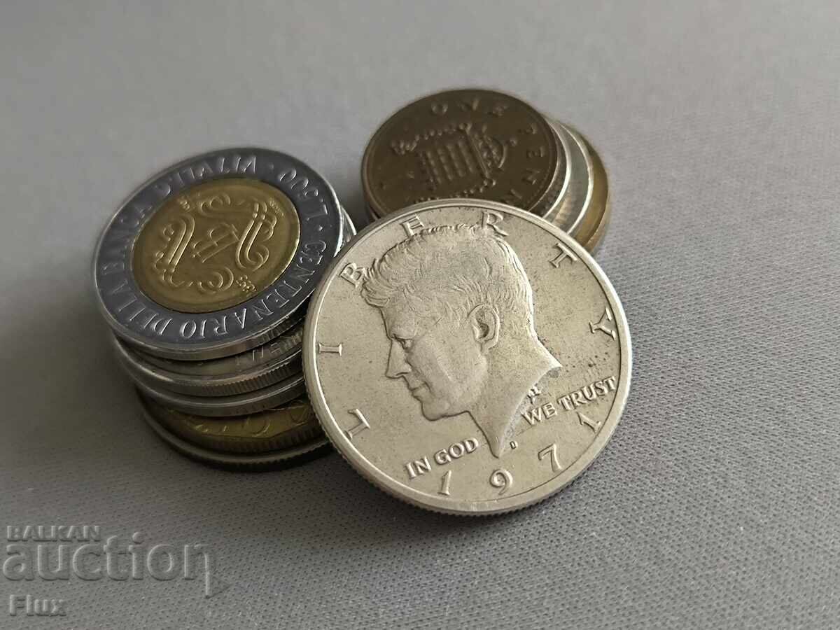 Монета - САЩ - 1/2 (половин) долар | 1971г. с цена € 7.25 | 14.18 лв. Монета - САЩ - 1/2 (половин) долар | 1971г. с цена € 7.25 | 14.18 лв.