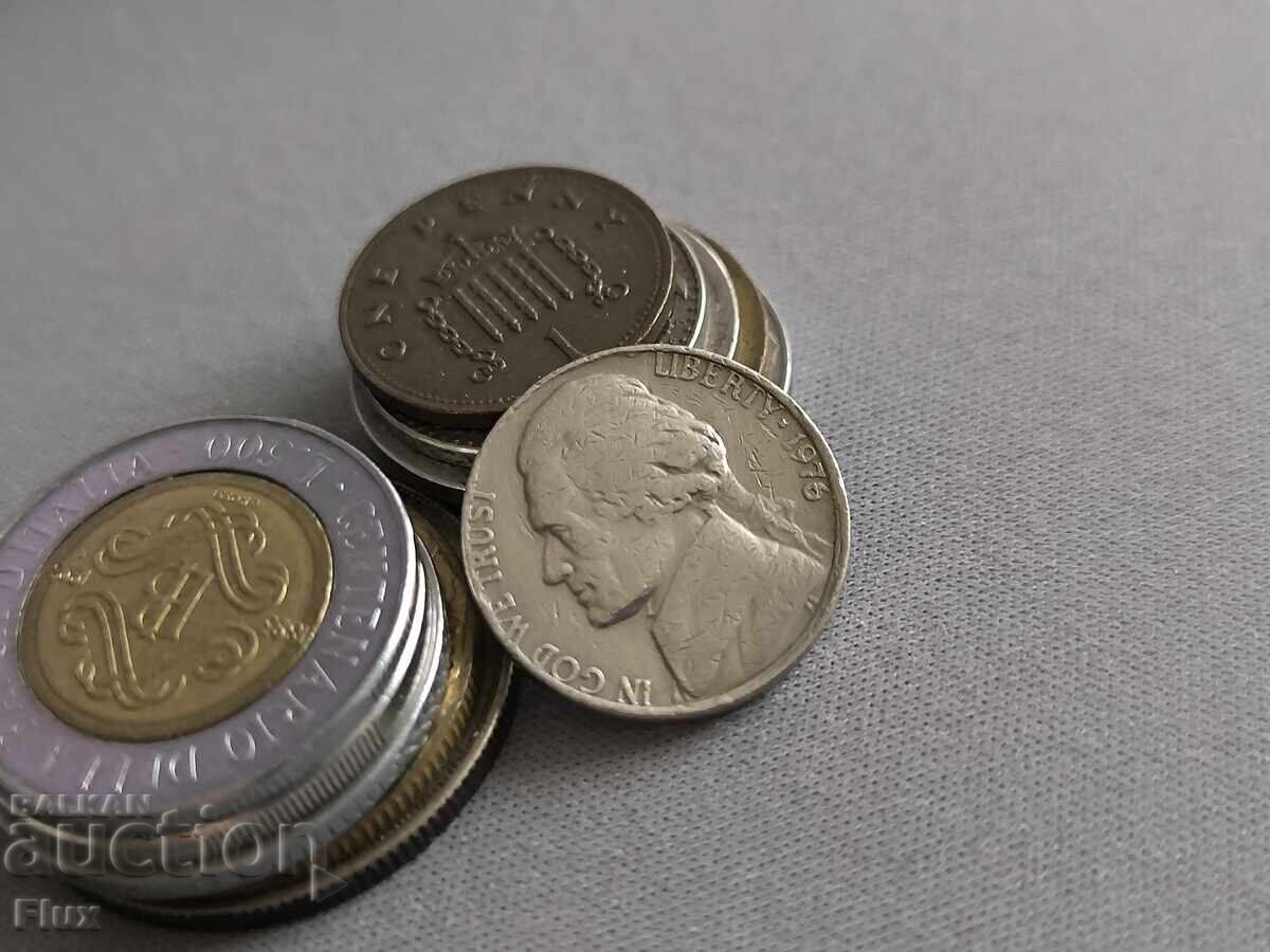 Monedă - SUA - 5 cenți | 1976 cu preț € 0.55 | 1.08 BGN Monedă - SUA - 5 cenți | 1976 cu preț € 0.55 | 1.08 BGN