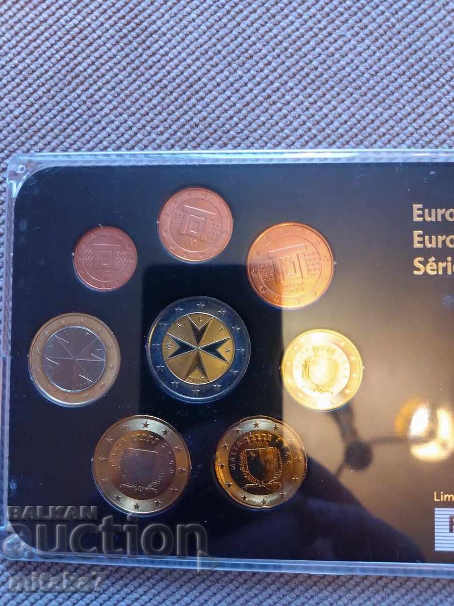 Σετ Ευρωνομισμάτων, Μάλτα με τιμή € 18.00 | 35.20 BGN