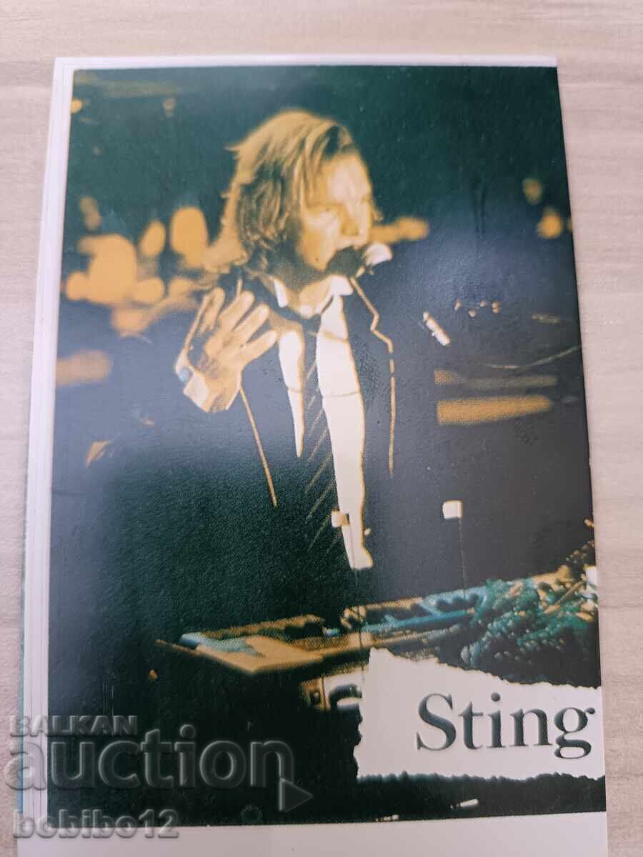 Calendar retro Sting 1990 - 7/11cm Calendar retro Sting 1990 - 7/11cm