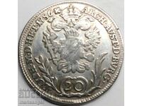 20 Kreuzer 1786 Austria B - Kremnitz Joseph II - destul de rar