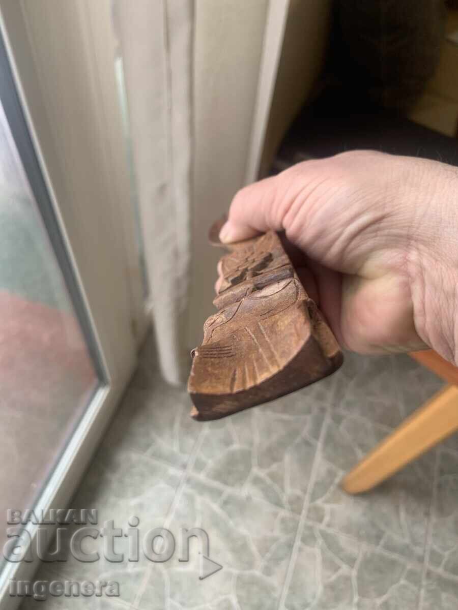 Wood carving fork souvenir - 5