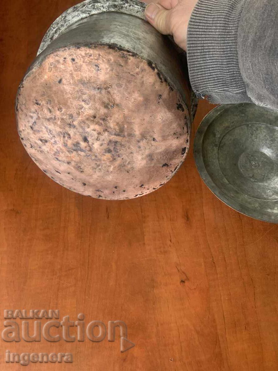 Χάλκινη κατσαρόλα αντίκα από την τσαρική εποχή - 6