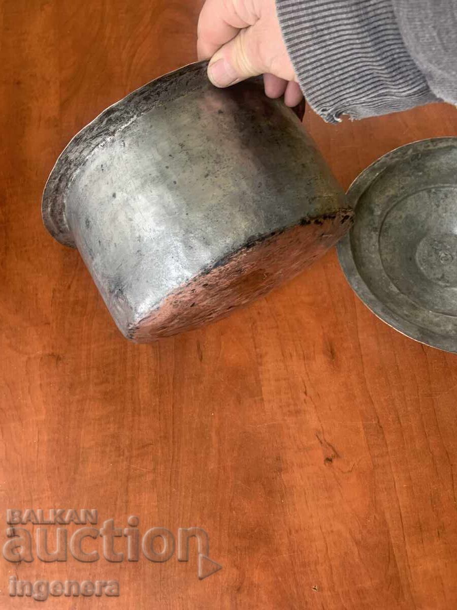 Χάλκινη κατσαρόλα αντίκα από την τσαρική εποχή - 7