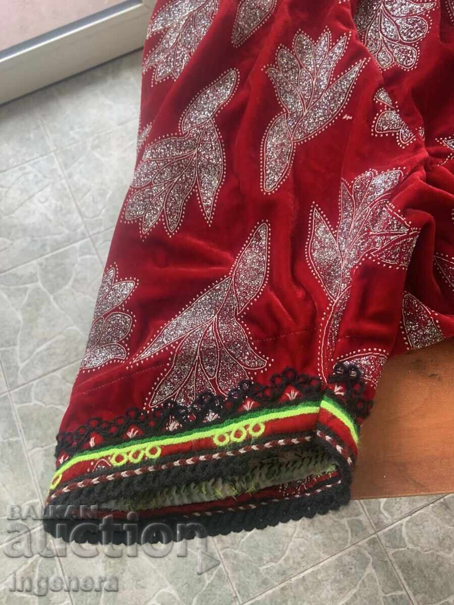 Licitație Pantaloni largi rezistenți, port popular pomac, etnici Licitație Pantaloni largi rezistenți, port popular pomac, etnici