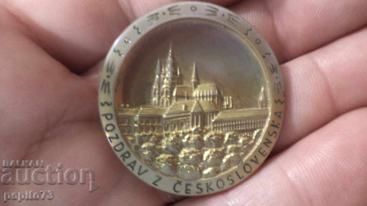 Emblemă, Cehoslovacia, castelul din Praga Emblemă, Cehoslovacia, castelul din Praga