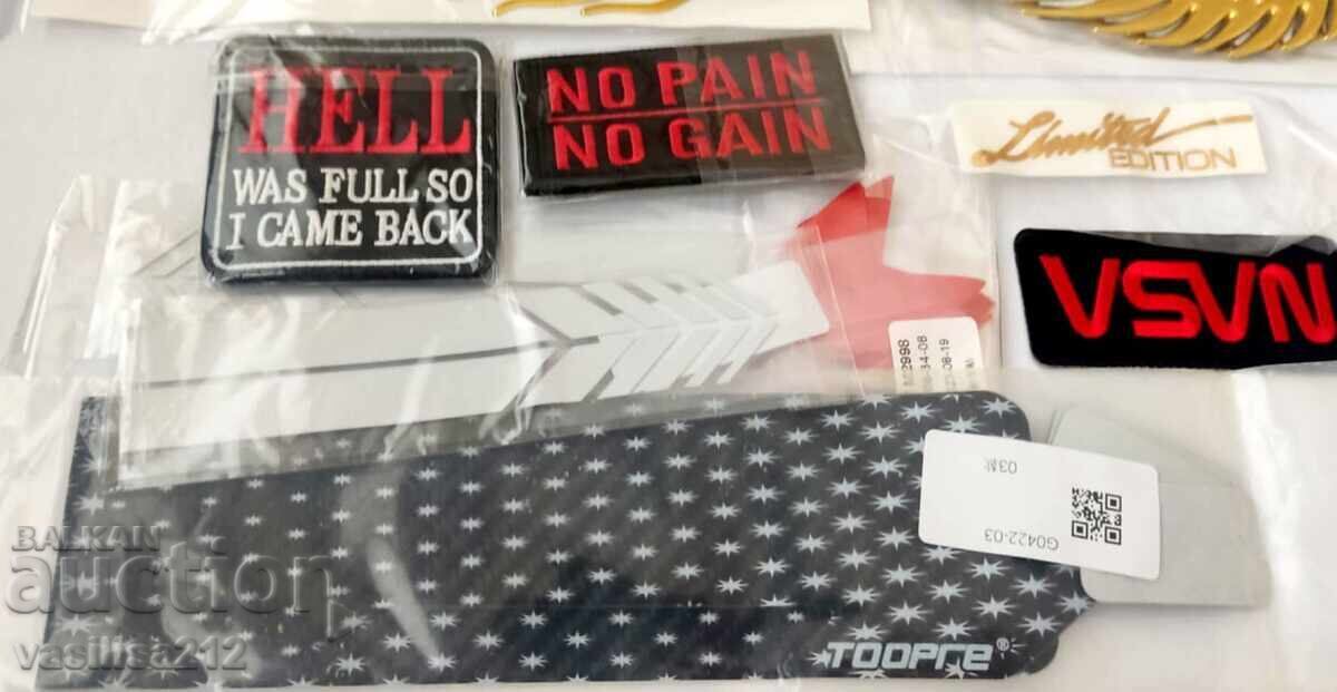 Licitație Autocolante, embleme