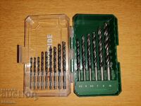 Set de burghie 15 bucăți de la 3 mm la 10 mm Germania
