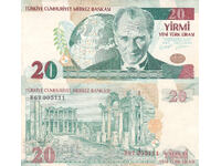 tino37- ТУРЦИЯ - 20 НОВИ ЛИРИ - 2005г - VF
