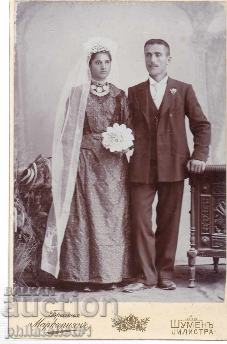 FOTOGRAFIE DE MARCARIAN/ȘUMEN 1890 CARTON 16.5 : 10.5 CM