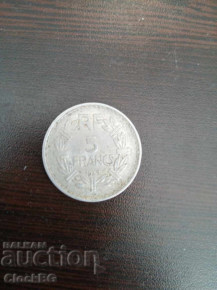 Monedă Franța 1947