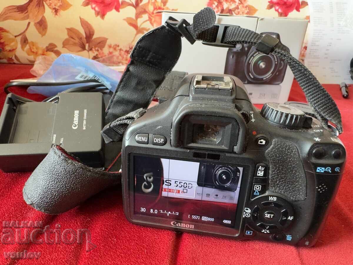 Παράδοση Φωτογραφική μηχανή Canon EOS 550D (με φακό Canon EF-S 18-55 IS)