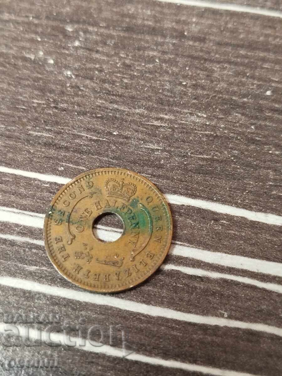 Μισό πέννι Νιγηρίας 1959 με τιμή € 3.50 | 6.85 BGN Μισό πέννι Νιγηρίας 1959 με τιμή € 3.50 | 6.85 BGN