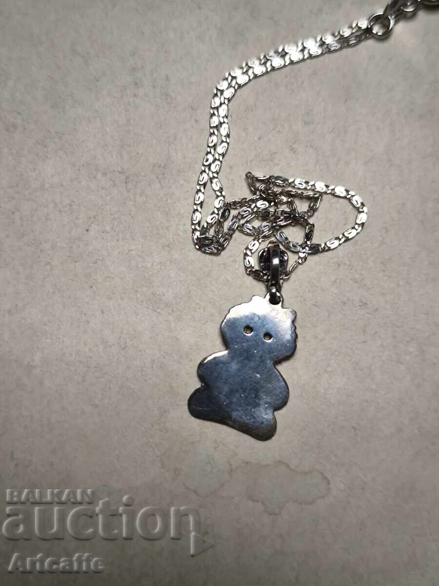 Colier argint cu pandantiv ursuleț cu preț € 40.00 | 78.23 BGN