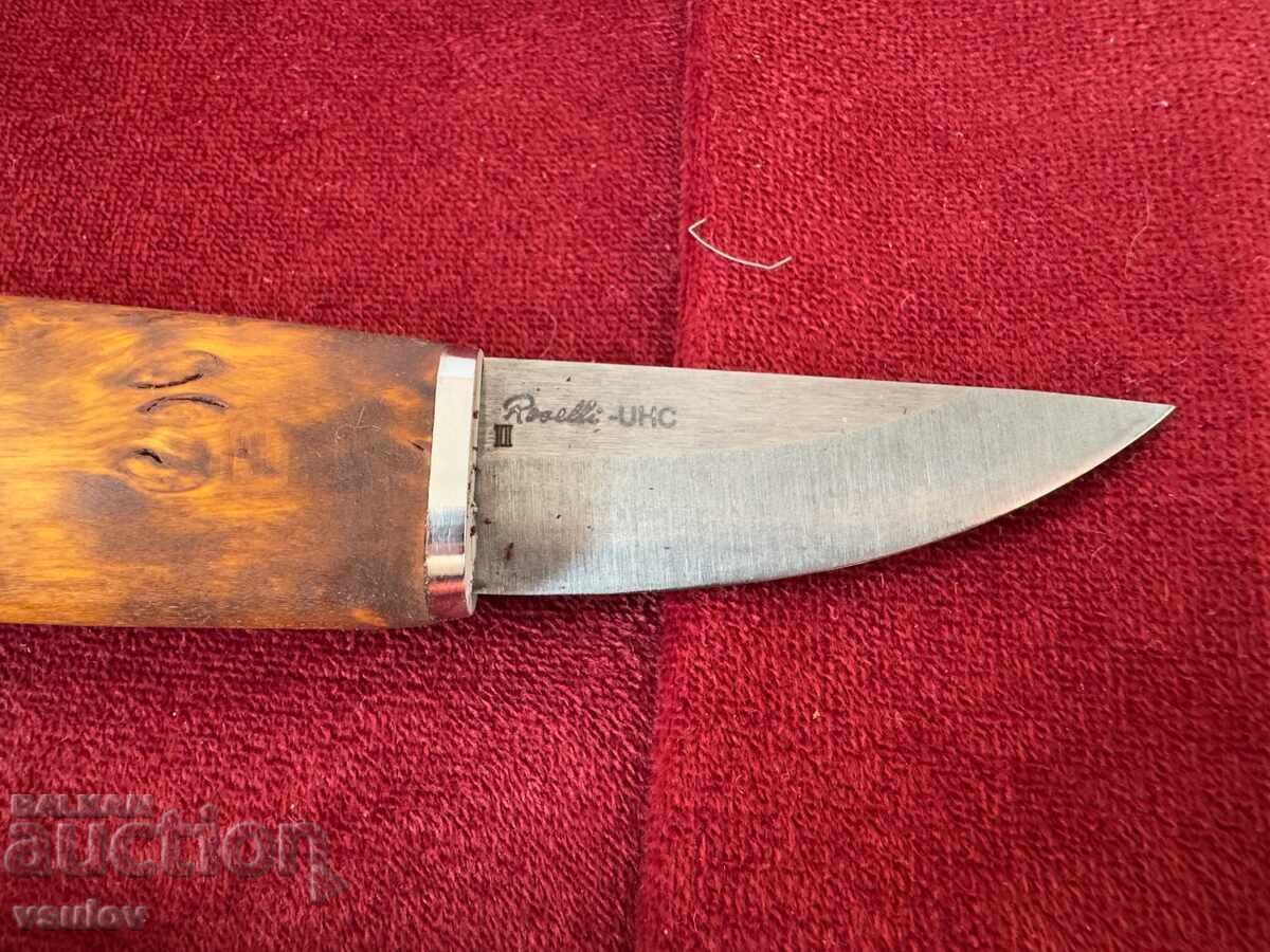 Cuțit finlandez Roselli Bear Claw, nou-nouț, lucrat manual cu preț € 109.98 | 215.10 BGN