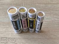 Лот от 4 броя банкови фишека 1 , 2 , 5 и 10 ст. България