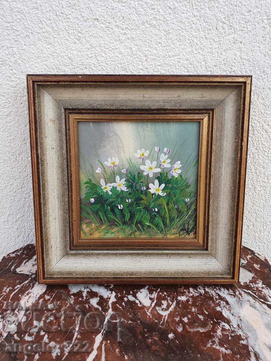 Авторска картина с маслени бои върху фазер!!! с цена € 28.00 | 54.76 лв.