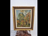 Авторска картина с маслени бои върху фазер!!!