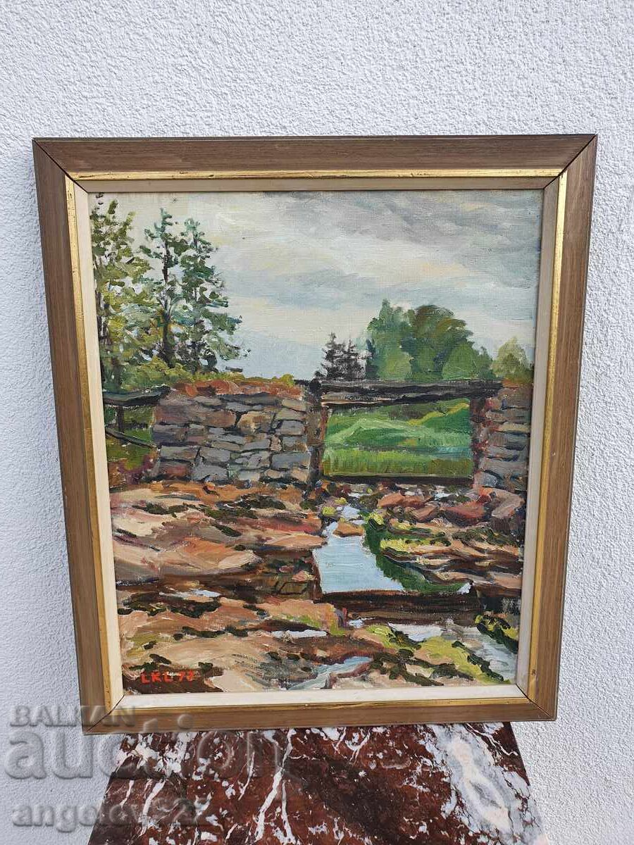 Авторска картина с маслени бои върху платно!!! с цена € 0.01 | 0.02 лв.