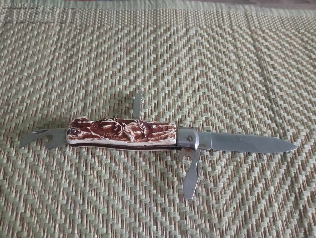 Retro Hunting Pocket Knife "Rostfrei" - 6