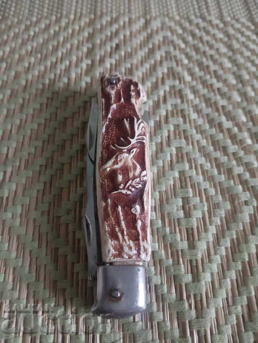 Retro Hunting Pocket Knife "Rostfrei" - 7