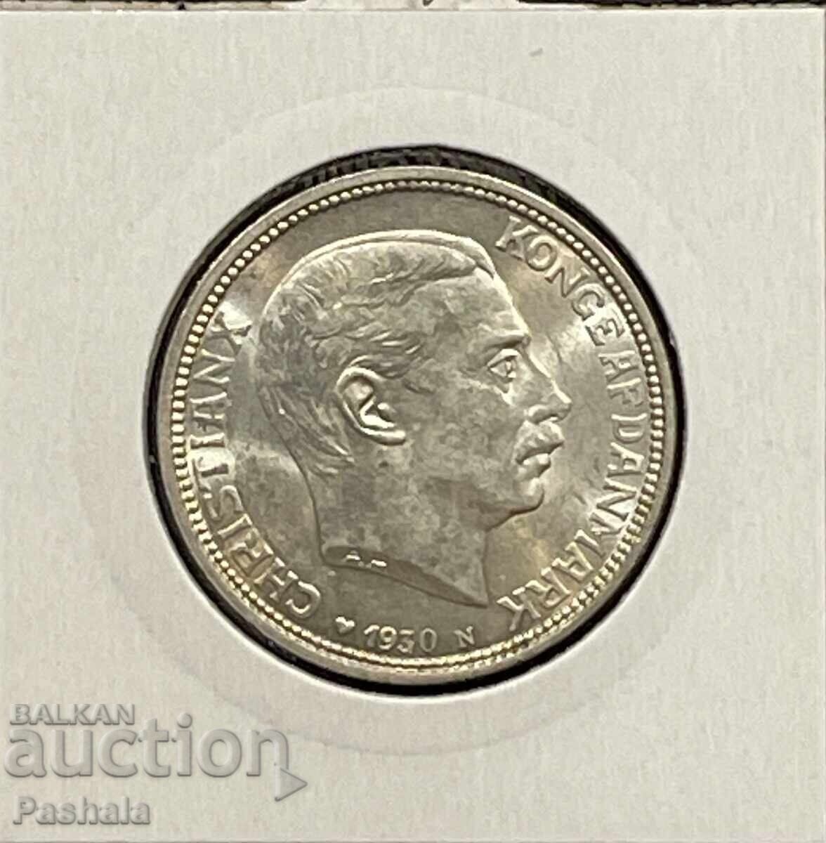 Дания 2 крони 1930 г. с цена € 50.00 | 97.79 лв.