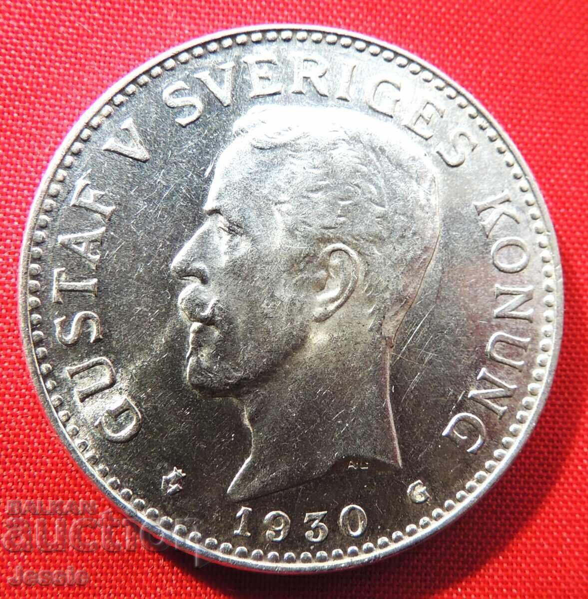 2 coroane Suedia 1930 argint CALITATE cu preț € 34.95 | 68.36 BGN
