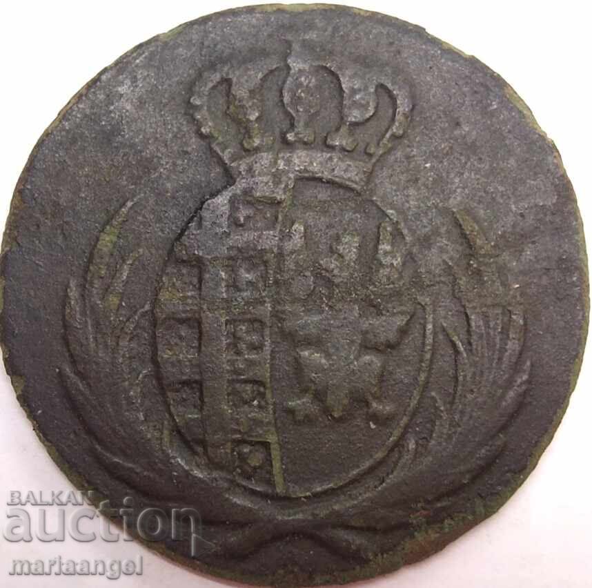 Πολωνία 1 γρόσι 1812 χάλκινο