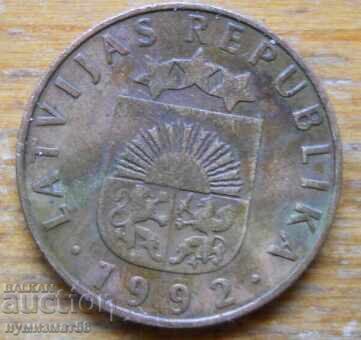 20 centime 1992 - Letonia cu preț € 0.40 | 0.78 BGN