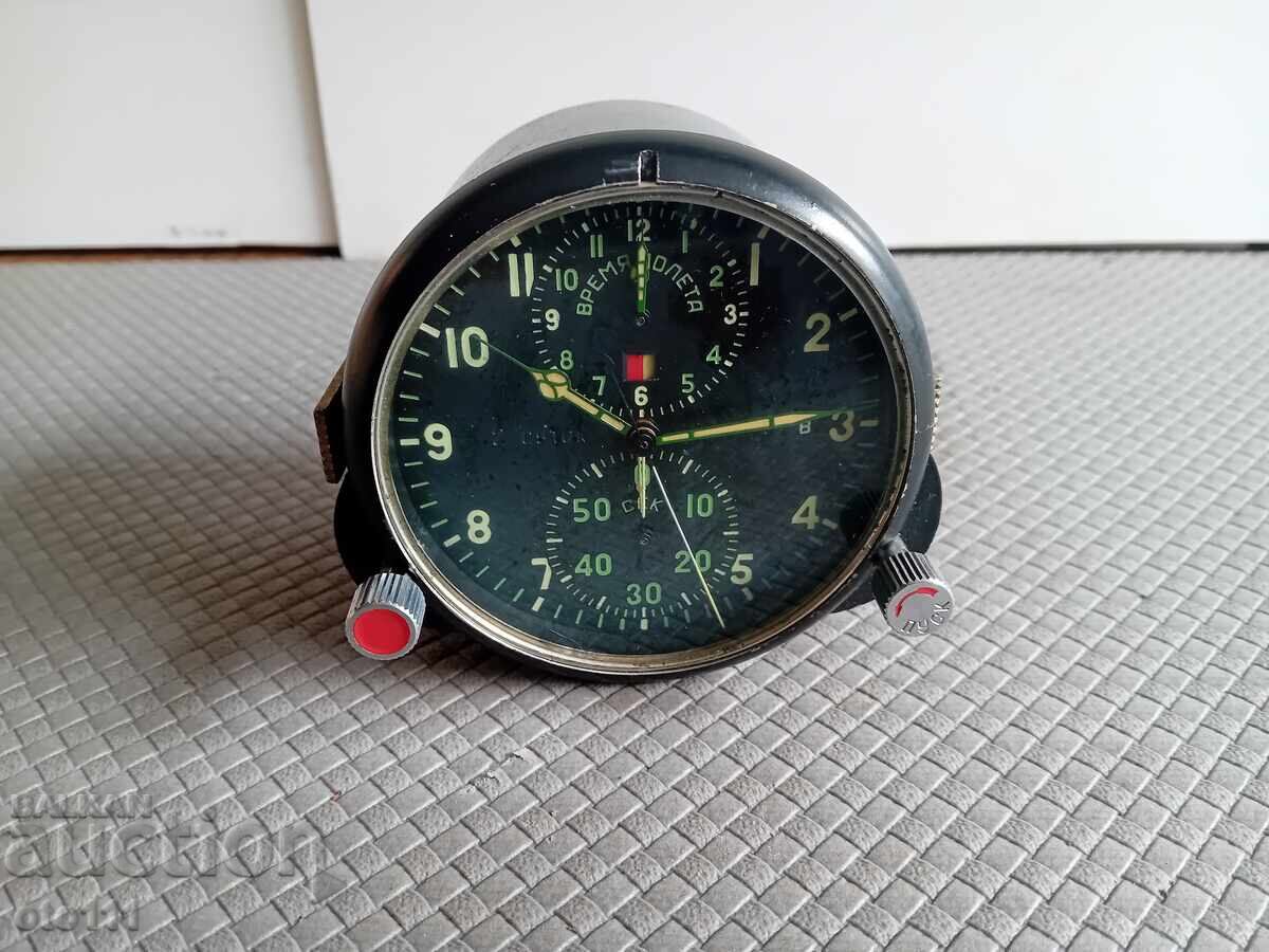 AIRCRAFT CLOCK FIGHTER MIG - USSR