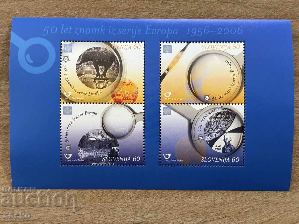 50 de ani de Europa - Slovenia (2005) - MNH - Blok