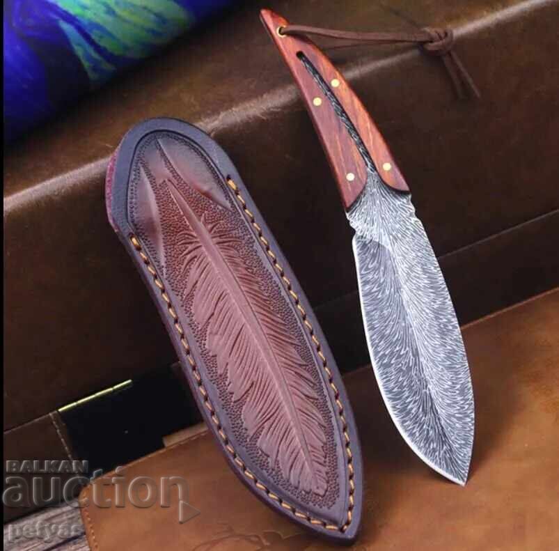 Уникален здрав нож"ПЕРО" 99х189 - 7