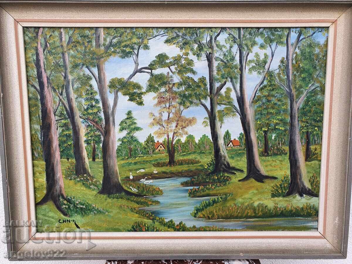 Аукцион Авторска картина с маслени бои върху платно!!!