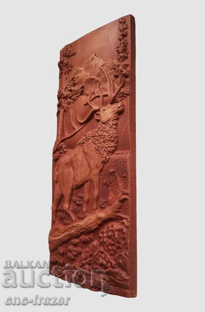 Аукцион Дърворезба Елен