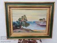 Авторска картина с маслени бои върху фазер!!!