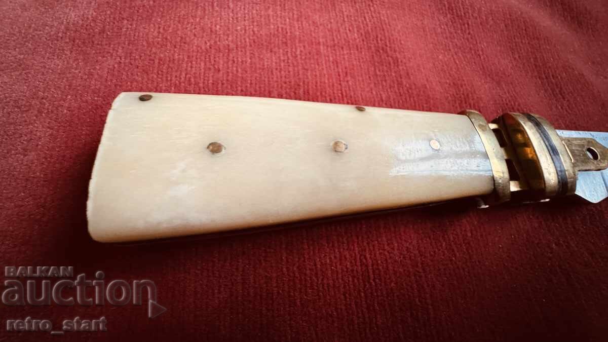 Cuțit rar lucrat manual tip „far”, briceag pliabil 21 - 5 Cuțit rar lucrat manual tip „far”, briceag pliabil 21 - 5