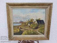 Авторска картина с маслени бои върху фазер!!!