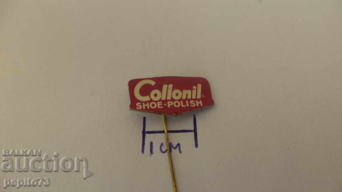 Значка рекламна за грижа за обувките Collonil с цена € 0.50 | 0.98 лв.
