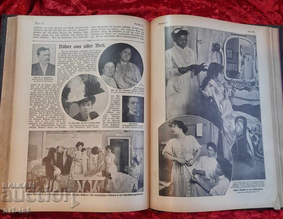 Ziarul săptămânal ilustrat DIE WOCHE 1908 - 7