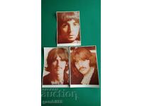 Large original autographs of The Beatles - Paul, George and Ringo Starr