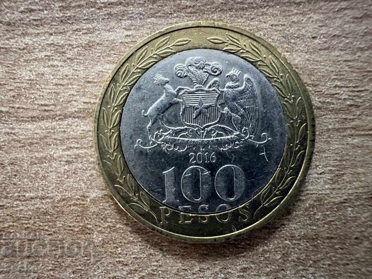 Чили - 100 песос (2016)